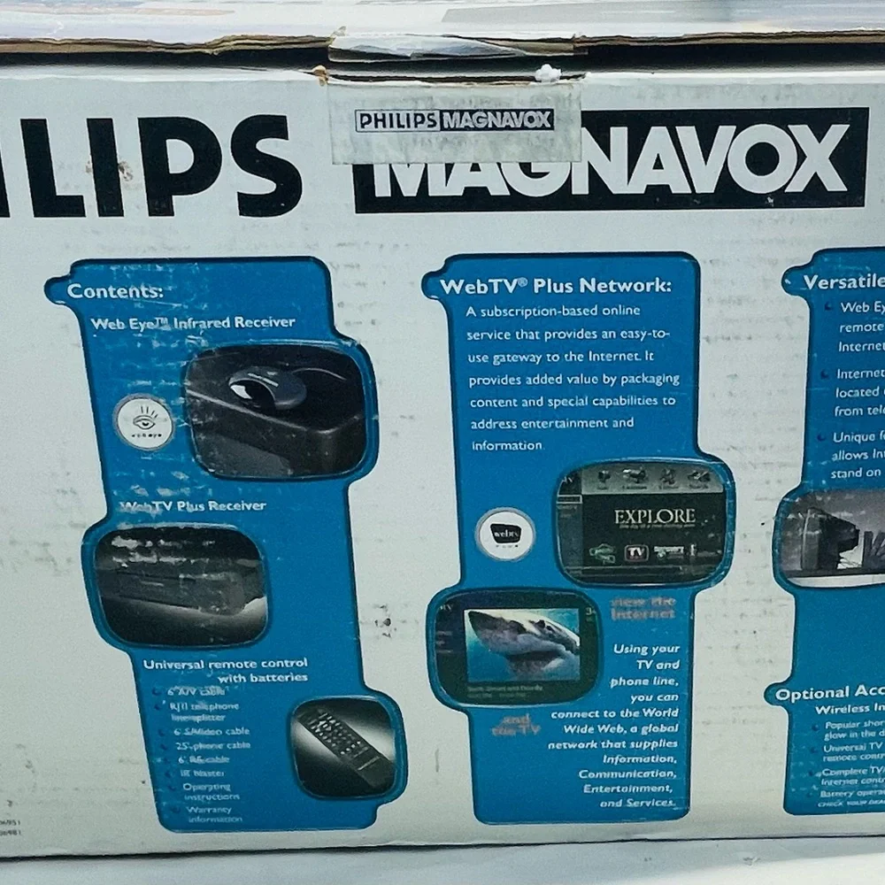 Philips Magnavox Internet WebTV Terminal MAT972 Complete System w/box